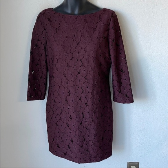 DVF‎ Plum Lace Dress - Picture 1 of 5